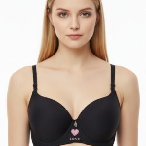 LOVE Collection Padded Wired Bra with Heart Charm